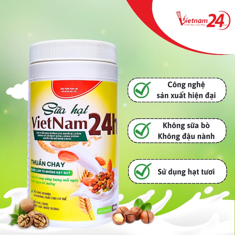 Sữa Hạt Việt Nam 24h — Thuần Chay